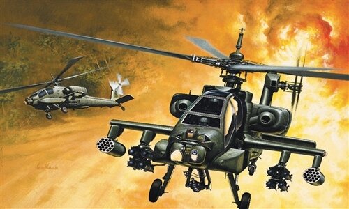 модель Вертолет AH-64 APACHE